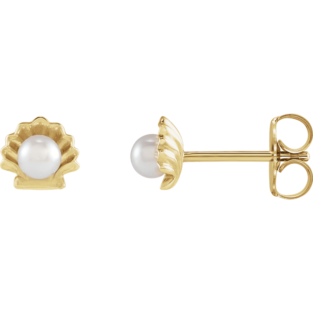 Pearl Seashell Earrings